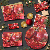 Star Ornament Vrolijk kerstfeest Papieren Bordje