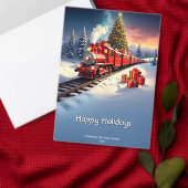 Red Train Christmas Tree Holiday Planner (Personnalisez la collection de ce créateur indépendant.)