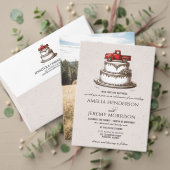 Save The Date Camionnette Rouge Vintage (Personnalisez la collection de ce créateur indépendant. Test)