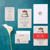 Menu Camionnette Rouge Vintage (Personnalisez la collection de ce créateur indépendant. )