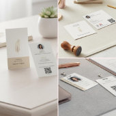 Post-it® Tan raffiné et plumes d'or Bureau Notaire simple