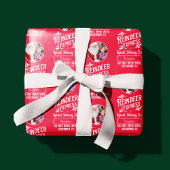 Ruban En Satin Express de rennes de Père Noël Photo Noël Blanc