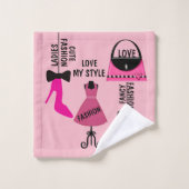 COLLECTION REINE DU SHOPPING (Gant de toilette)
