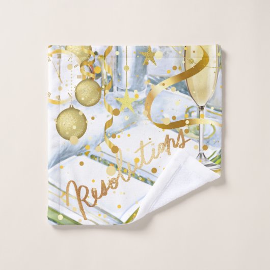 Collection Résolution du Nouvel An (Gant de toilette)