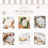 Invitations En Acrylique Mariage de coucher de soleil du désert rétro