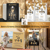 Verre À Vin Sans Pied Retro Let's Get Groovy Name 60th Birthday