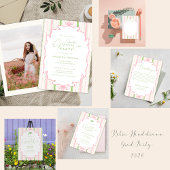 Invitation Retro Arch Hand Drawn Grad Party 2026