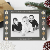 Carte de Noël Retro Orament