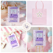 Sticker Étoile Joyeux Anniversaire Enfants Étoile Rétro Pastel Mi