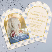 Carte De Visite Retro Peach Graduation Name Card