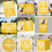 Faire-part Retro Sunshine Graduate 2 - Diplôme photo