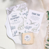 Invitation Dinosaur fête d'anniversaire