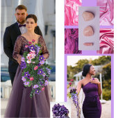 Bandeau De Faire-part Thème Mariage Coeur et Anneaux