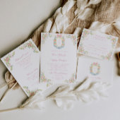 Numéro De Table Rococo Ornate Floral Border Wedding