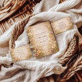 Invitation Romantic Autumn Garden Bridal Shower