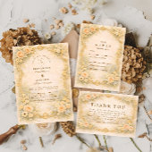 Invitation Romantic Baroque Garden Wedding