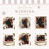 Cartons Réponse Mariage baroque romantique