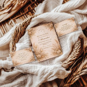 Invitation Romantic Fall Floral Bridal Shower