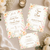 Save The Date Mariage Floral Romantique