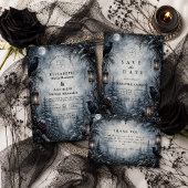 Invitation Mariage d'hiver gothique romantique