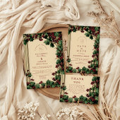 Cartons Réponse Romantic Ivy et Berry Mariage
