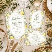Save The Date Mariage romantique méditerranéen
