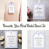 Serviette En Papier Brunch nuptial romantique Lilac
