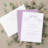 Romantisch geschetste boog | Lila bruiloft Programma (Personaliseer deze collectie van deze onafhankelijke maker. Test)