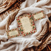 Invitation Romantic Strawberry Floral Bridal Shower