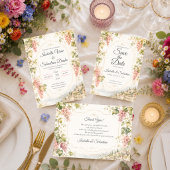 Invitation Mariage Romantique au Vignoble