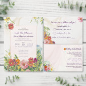Élégant Fleur sauvage Garden Wedding Programme (Personnalisez la collection de ce créateur indépendant.)