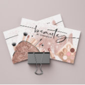 Carte De Visite Rose Gold Beauty tendance