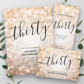 Serviette En Papier Parties scintillant d'or Rose moderne lumières 30e