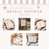 Roos Gouden Parels en Prosecco Bedankkaart