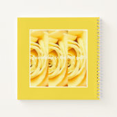 Collection rose jaune Carnet par Ahsek Novel (Dos)