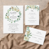 Bandeau De Faire-part Rustic Airical Botanical Neutral Floral Mariage (Personnalisez la collection de ce créateur indépendant. )