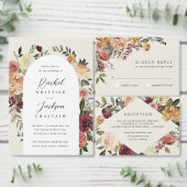 Poster Graphique de sièges Mariage Floral XL en fleurs ru (Personnalisez la collection de ce créateur indépendant.)