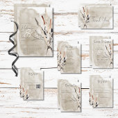 Save The Date Rustique Boho Bouquet Mariage moderne