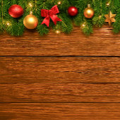 Assiettes En Carton Rustic Christmas Paper Plate – Festive Holiday