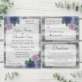 Rustic Country Roses Barn Faire-part de mariage en (Personnalisez la collection de ce créateur indépendant.)