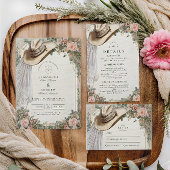 Invitation Russe Casquette de fille de couette Mariage de den