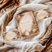 Invitation Rustic Espresso Bar Bridal Shower