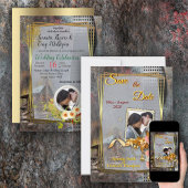 Invitations En Acrylique Cabine de pierre de famille rustique