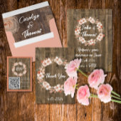 Impression Photo Ferme Rustique Boho Woodgrain Élégant Chic