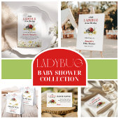 Serviette En Papier Rustic Garden Daisy Little Ladybug Baby Shower