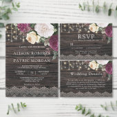 Rustiek hout Bruiloft Party Banner (Personaliseer de collectie van deze zelfstandige maker.)