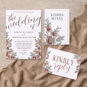 Ballotins Mariage Floral Terracotta Rustique  (Personnalisez la collection de ce créateur indépendant. )