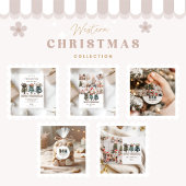 Invitation Rustic Howdy Cowboy Casquette de Noël