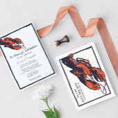Mariage de homard rustique Numéro de table