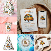 Serviette En Papier Rustique Orange Truck Petit Baby shower Citrouille